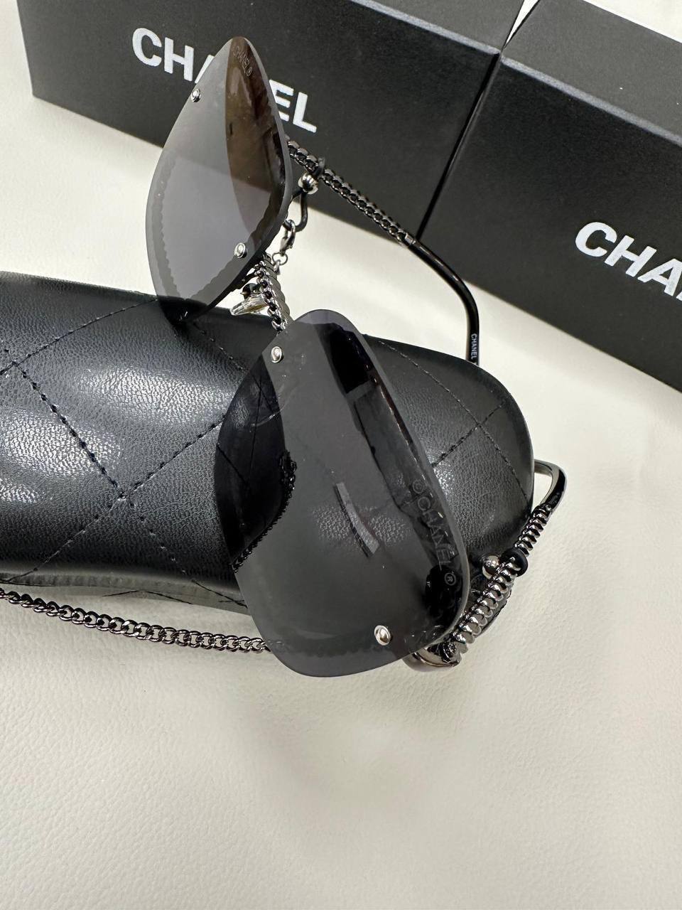Chanel Square CH4244 Black Sunglasses Men's Women's Reps Sale UK Best Quality Sale AAA Replica