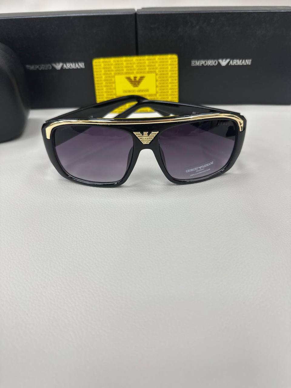 Emporio Armani Shield Plastic Frame Sunglasses Men's Women's Reps Sale UK Best Quality Sale AAA Replica
