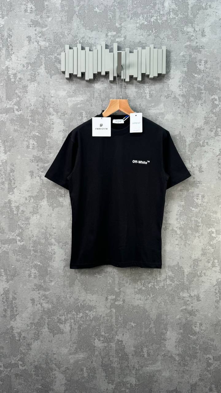 Off-White Black Spray Marker Men's Women's T-Shirts in Different Colors Reps Sale UK Best Quality AAA Replica