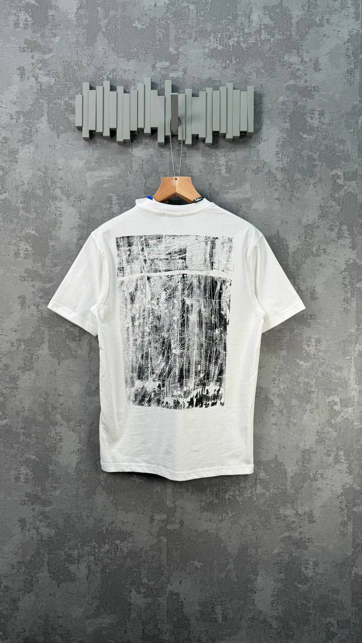 Off-White Scratch Tab Skate Men's Women's T-Shirts in White Color Reps Sale UK Best Quality AAA Replica