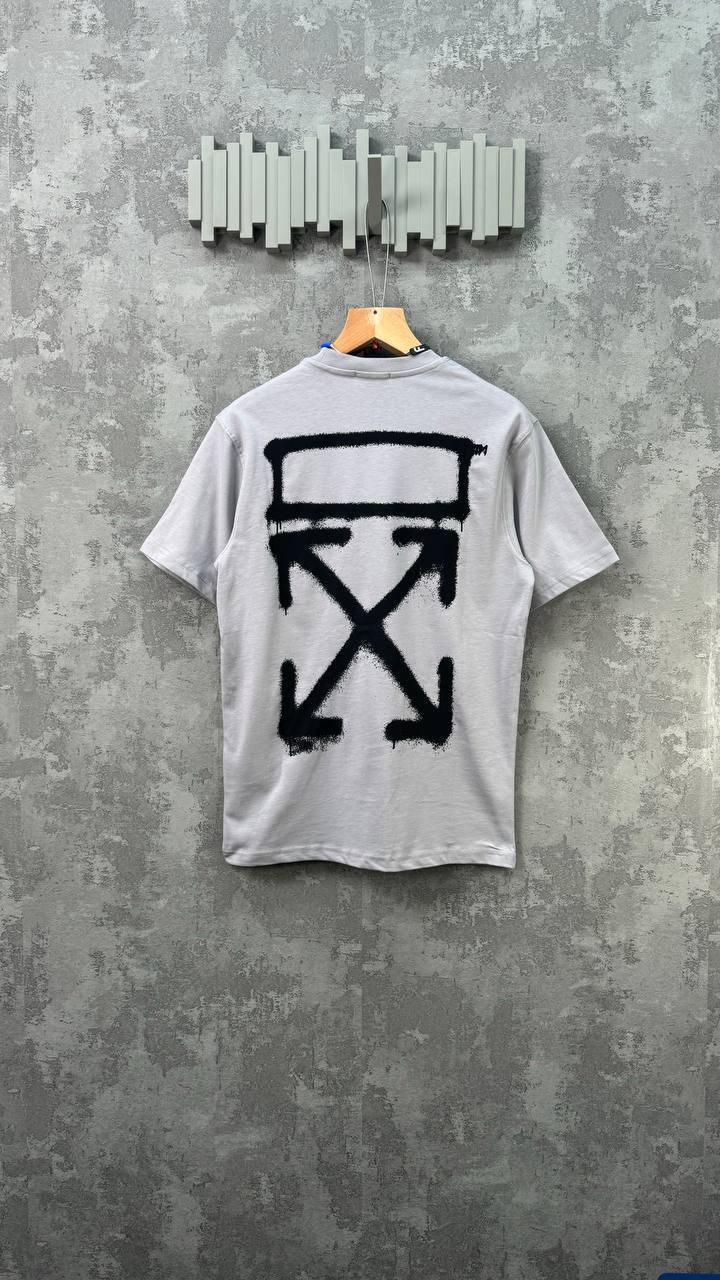 Off-White Black Spray Marker Men's Women's T-Shirts in Different Colors Reps Sale UK Best Quality AAA Replica