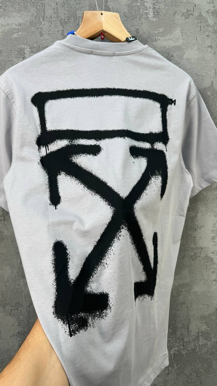 Off-White Black Spray Marker Men's Women's T-Shirts in Different Colors Reps Sale UK Best Quality AAA Replica