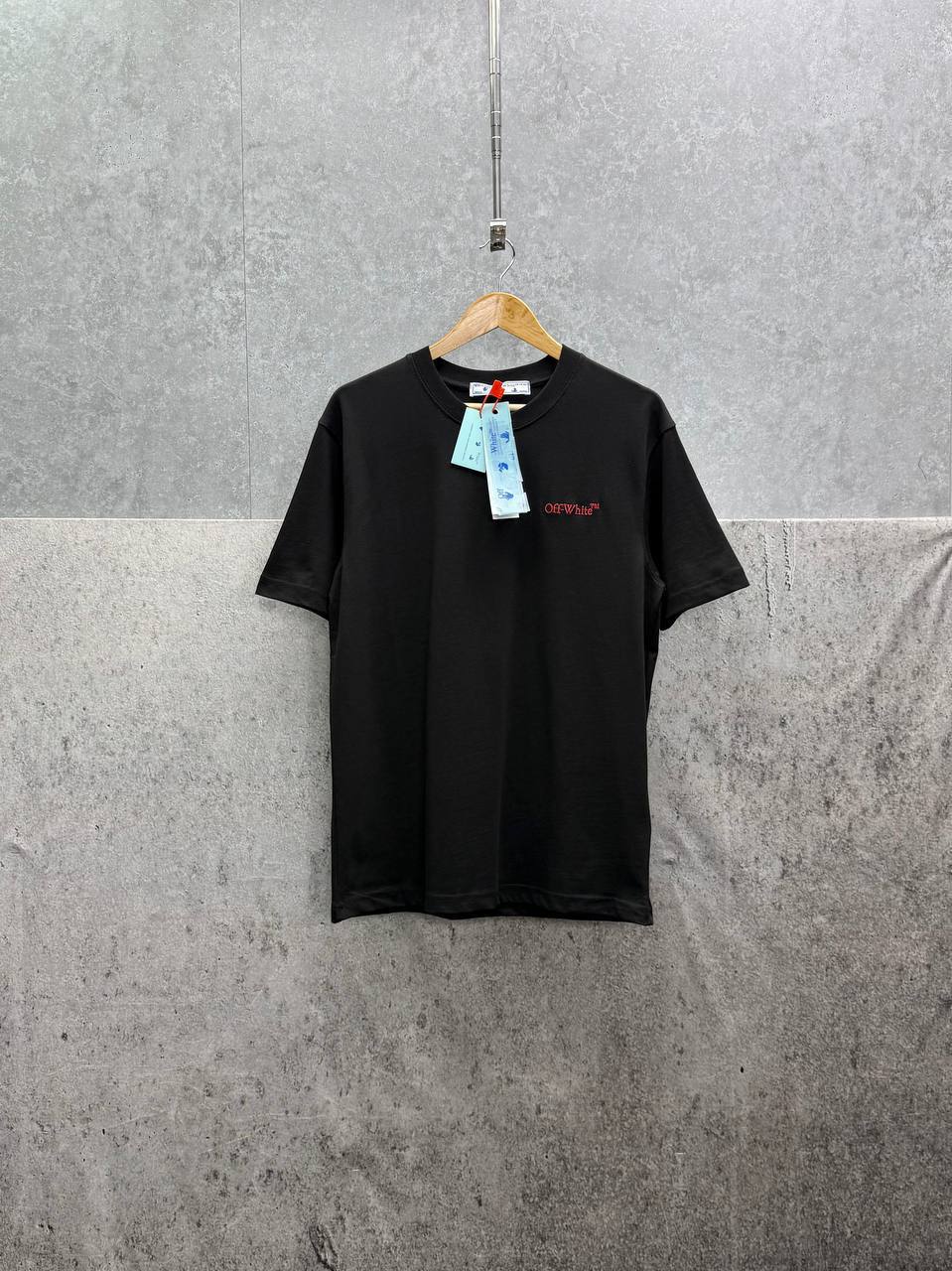 Off-White Arrows Motif Cotton Floral Embroidery Men's Women's T-Shirts in 2 Colors Reps Sale UK Best Quality AAA Replica
