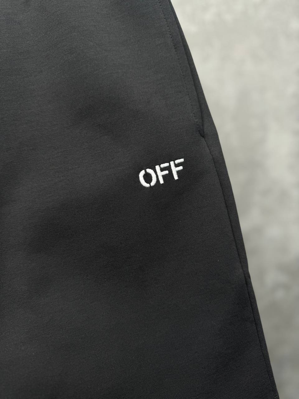 Off-White Drawstring Logo-Print Shorts in Black Men's Reps Sale UK Best Quality AAA Replica