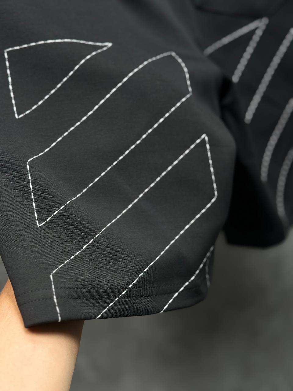 Off-White Drawstring Logo-Print Shorts in Black Men's Reps Sale UK Best Quality AAA Replica