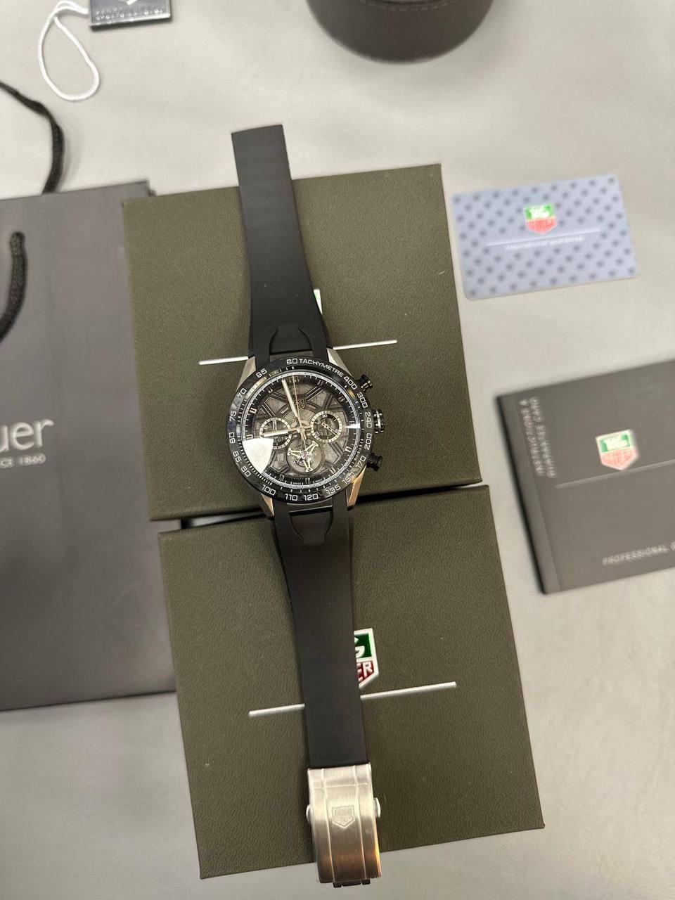 Tag Heuer Carrera Chrono Tourbillon Extreme Sport Black Men's Watch Reps Sale UK Best Quality AAA Replica