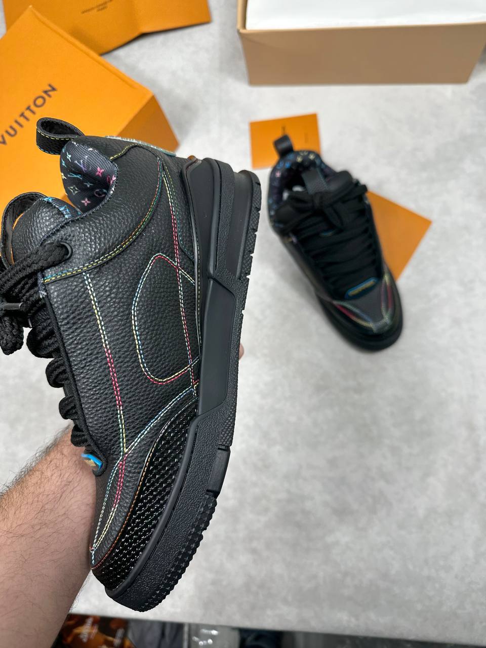 Louis Vuitton LV Skate Sneaker 'Gradient Monogram' Men's Trainers Reps Sale UK Best Quality AAA Replica