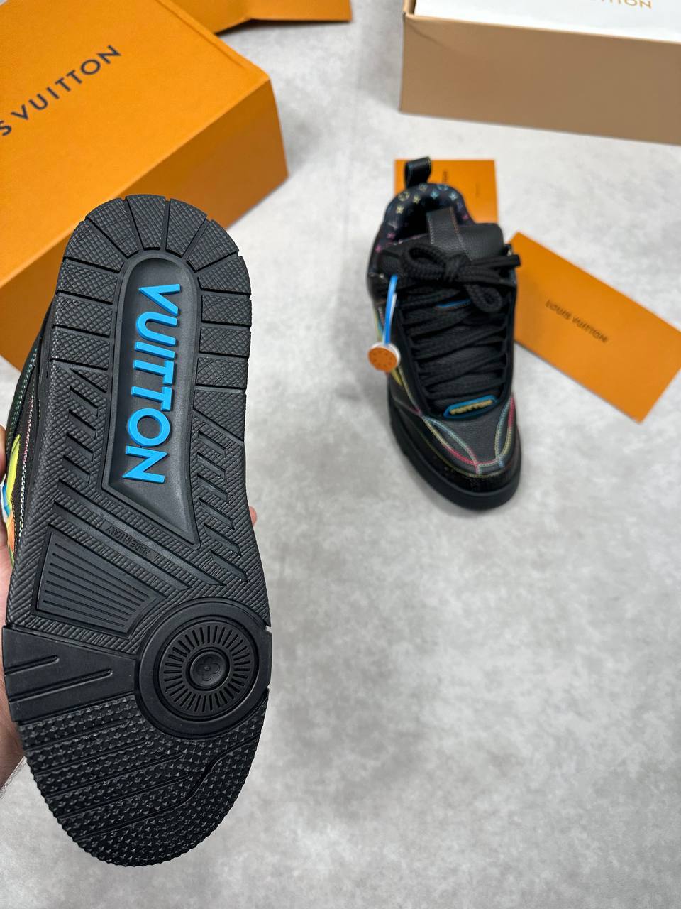 Louis Vuitton LV Skate Sneaker 'Gradient Monogram' Men's Trainers Reps Sale UK Best Quality AAA Replica