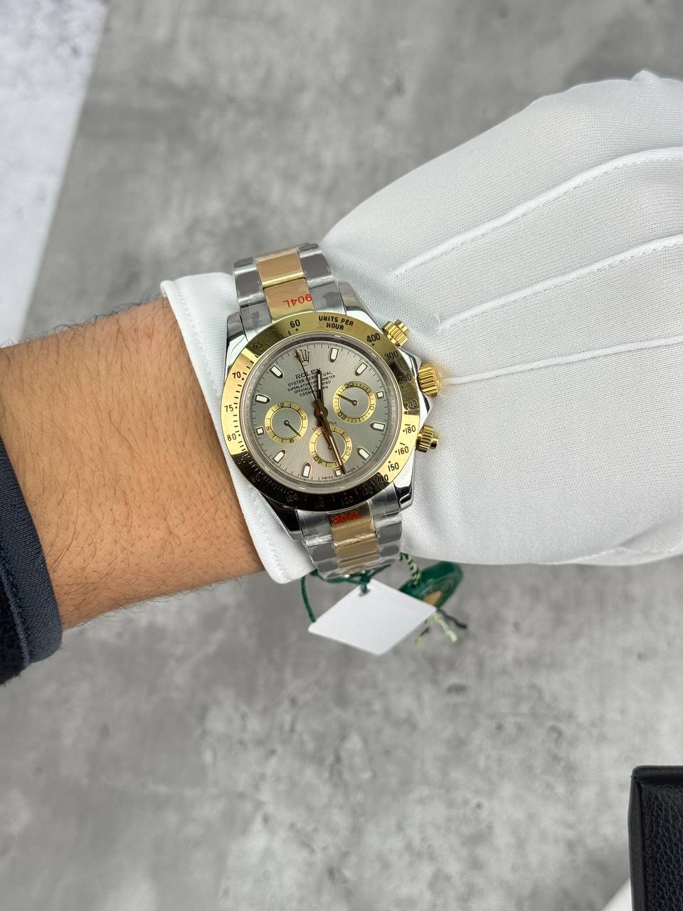Rolex Cosmograph Daytona Two Tone Silver Dial Men's Watch Reps Sale UK Best Quality AAA Replica