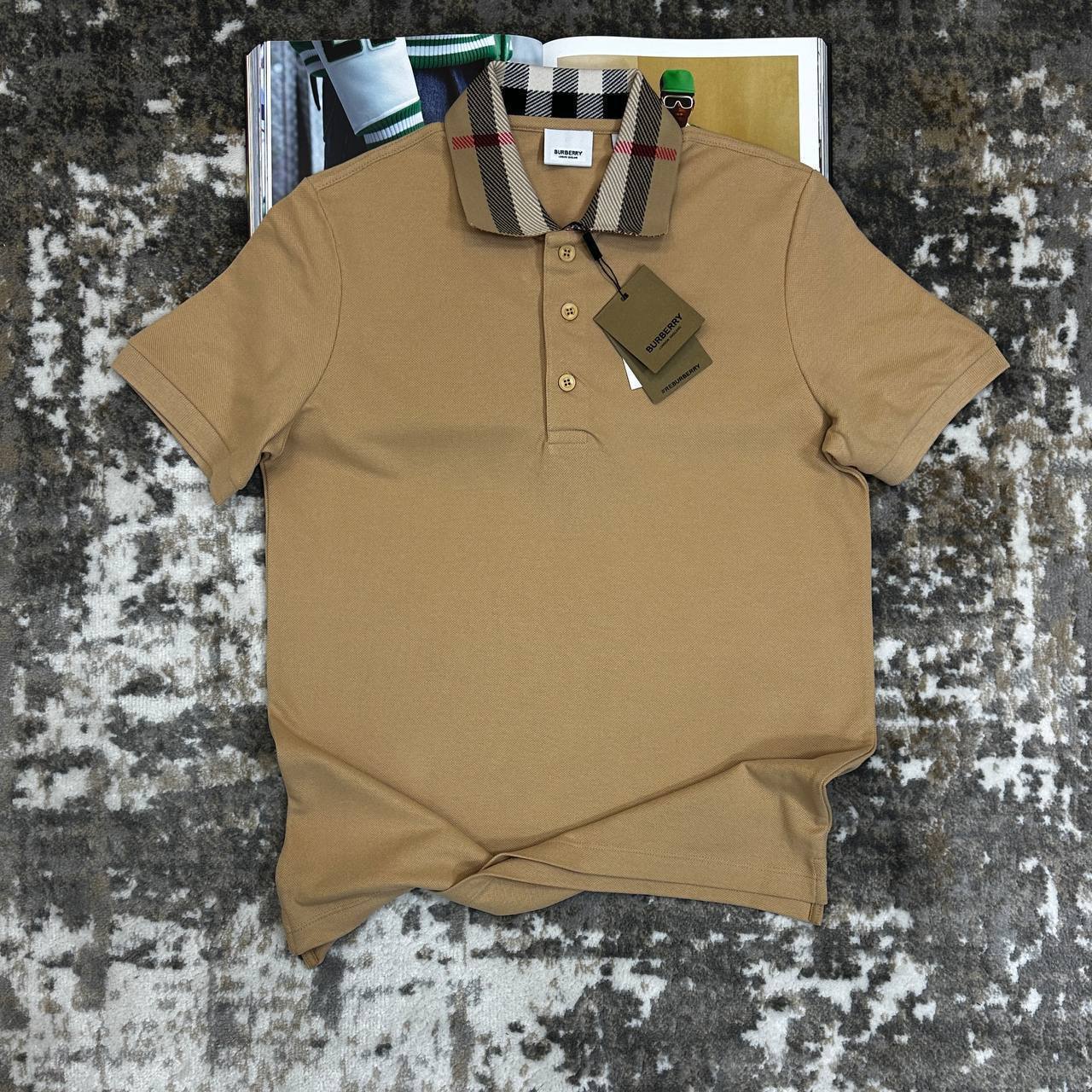 Burberry Check Cotton Piqué Polo Shirts Men's in Different Colors Reps Sale UK Sale Best Quality AAA Replica