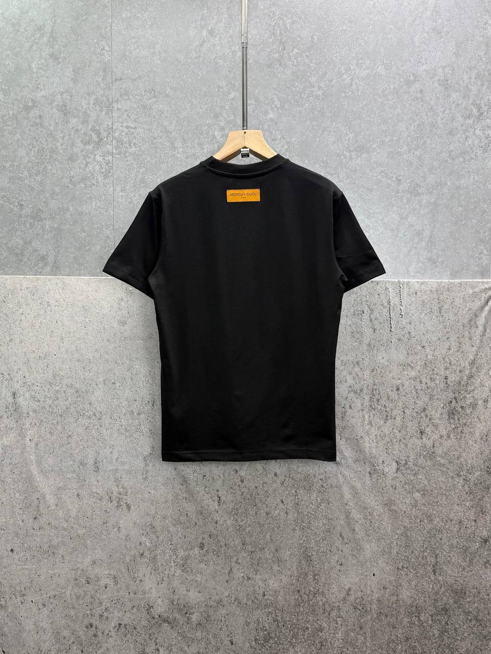 Louis Vuitton Damier French Terry Cotton Pocket T-Shirts Men's Women's in 2 Colors Reps Sale UK Best Quality AAA Replica