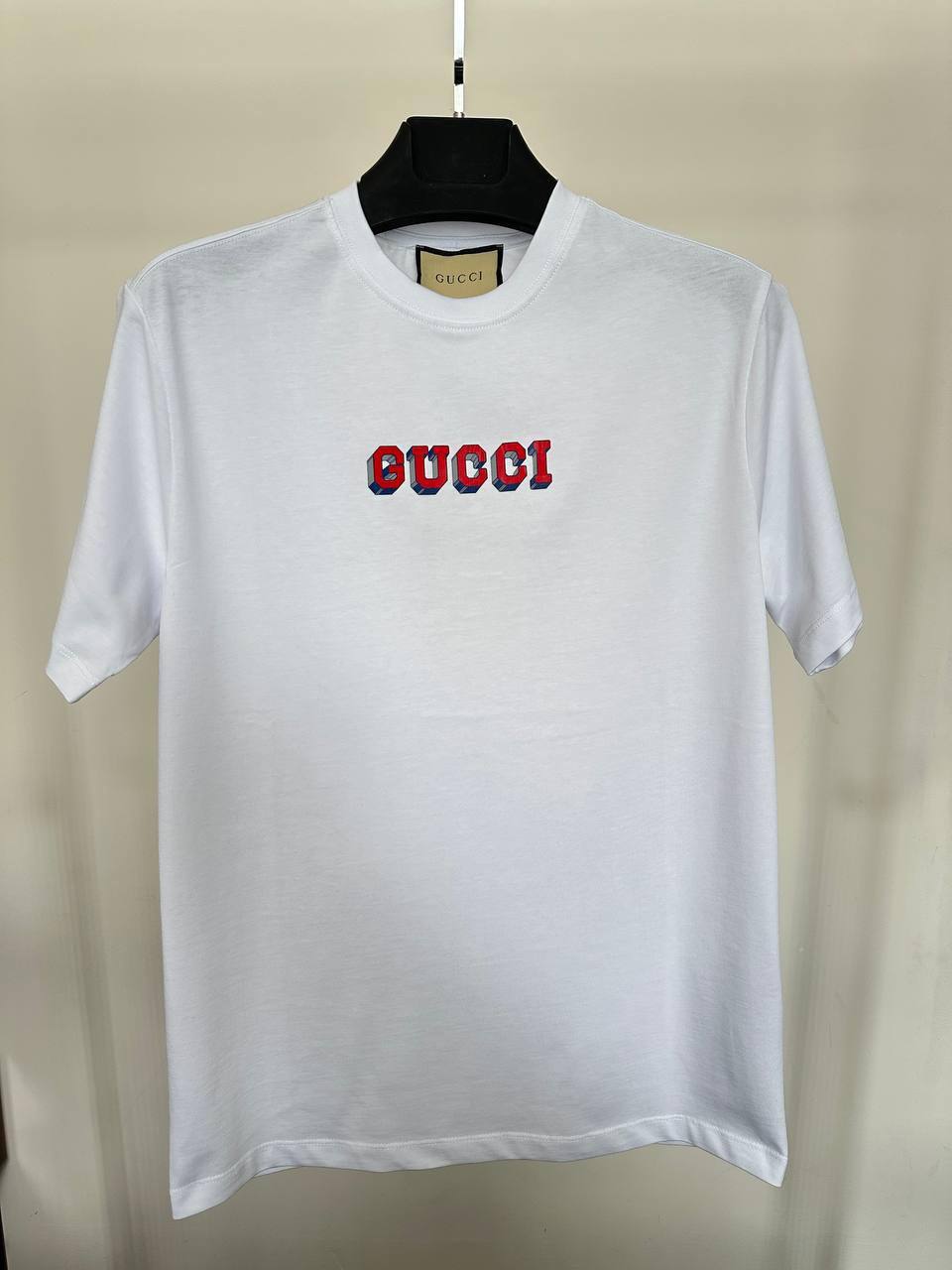 Gucci Logo Print Men's Women's T-Shirts in 2 Colors Reps Sale UK Best Quality Sale AAA Replica