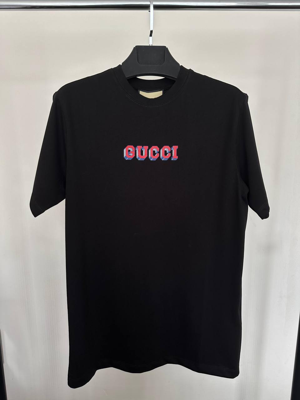Gucci Logo Print Men's Women's T-Shirts in 2 Colors Reps Sale UK Best Quality Sale AAA Replica