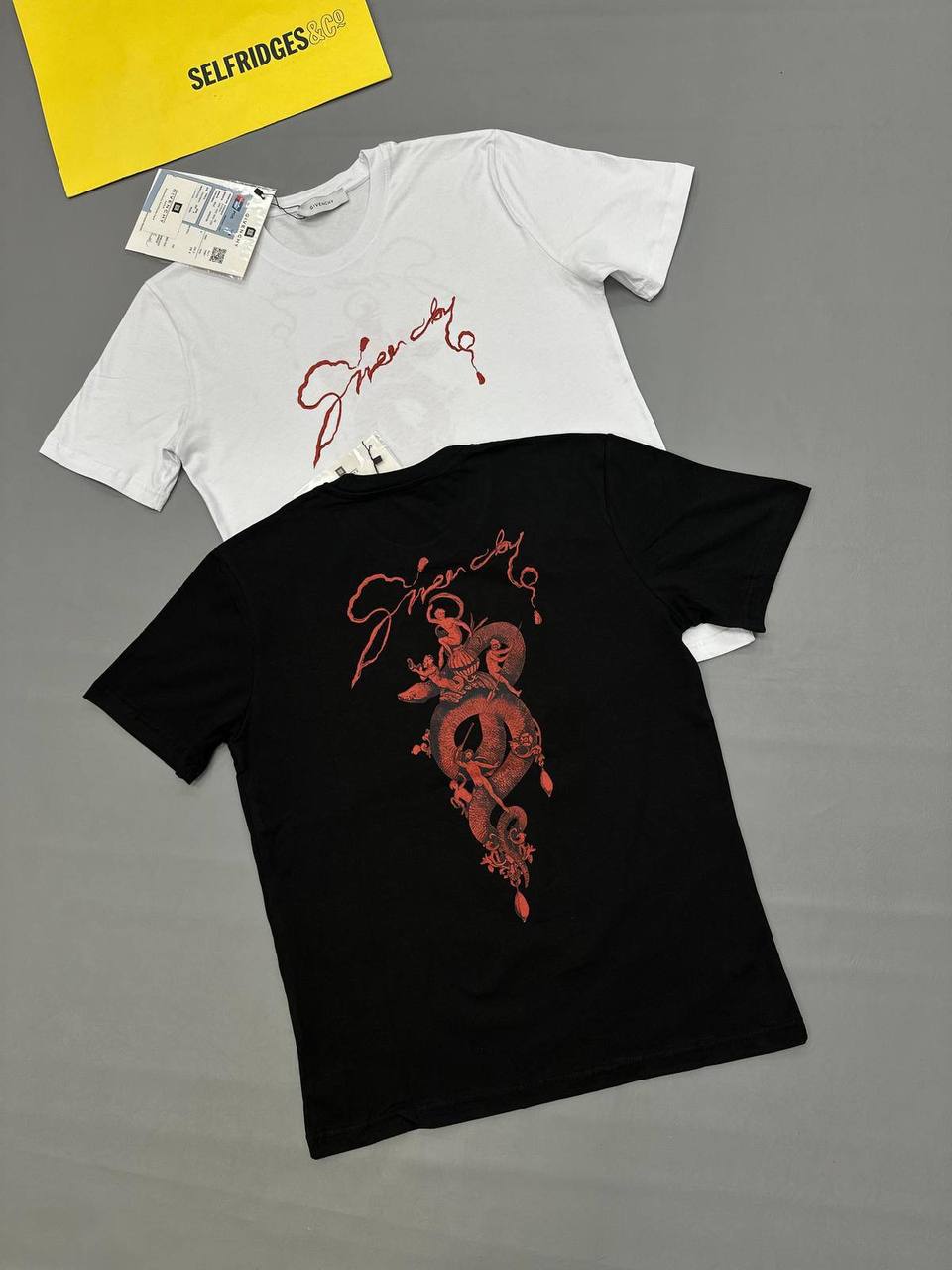 Givenchy Snake-Print Men's Women's T-Shirts in 2 Colors Reps Sale UK Best Quality AAA Replica