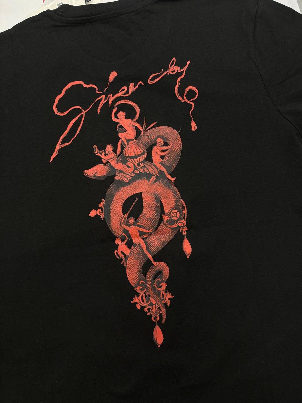 Givenchy Snake-Print Men's Women's T-Shirts in 2 Colors Reps Sale UK Best Quality AAA Replica