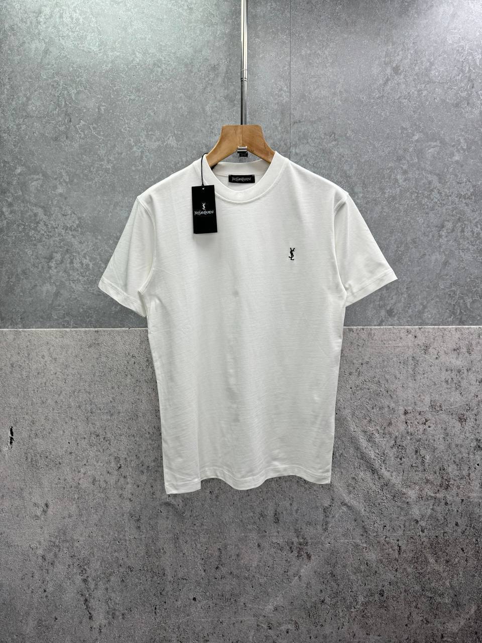 Saint Laurent Logo Icon Men's Women's T-Shirt in Different Colors Reps Sale UK Best Quality AAA Replica