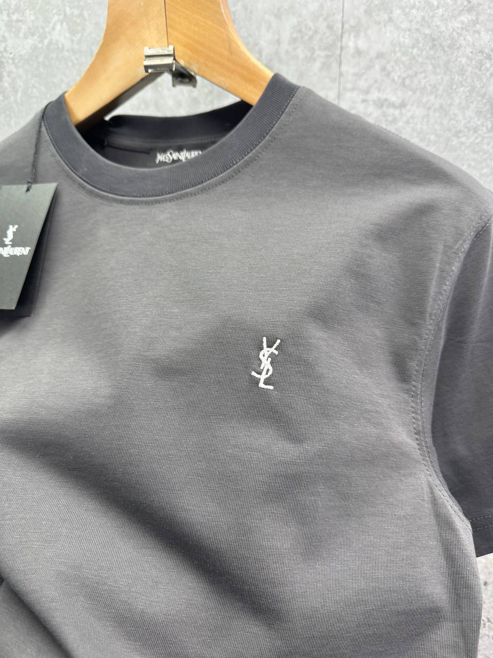 Saint Laurent Logo Icon Men's Women's T-Shirt in Different Colors Reps Sale UK Best Quality AAA Replica
