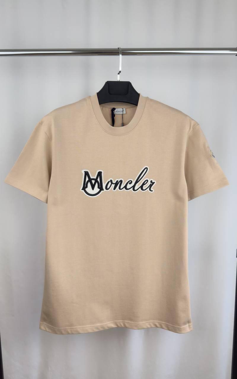 Moncler Embroidered Varsity Logo T-Shirt Men's Women's in Different Colors Reps Sale UK Best Quality Replica