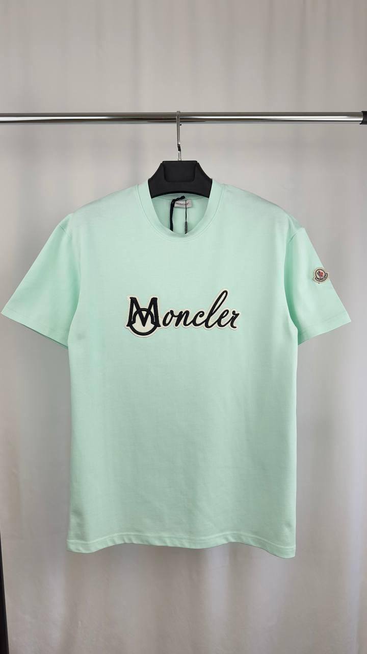 Moncler Embroidered Varsity Logo T-Shirt Men's Women's in Different Colors Reps Sale UK Best Quality Replica