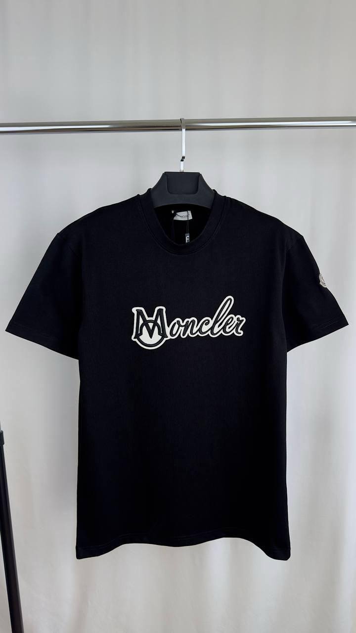 Moncler Embroidered Varsity Logo T-Shirt Men's Women's in Different Colors Reps Sale UK Best Quality Replica