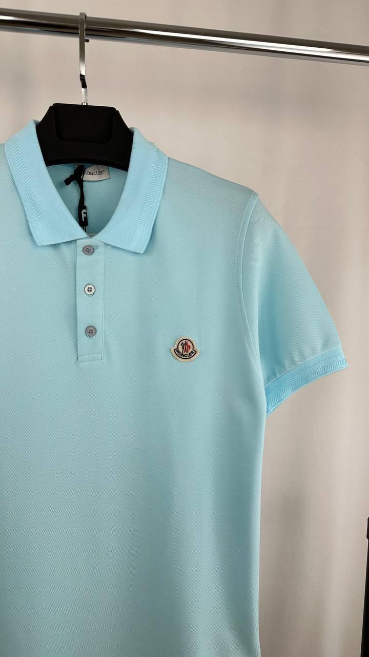 Moncler Logo Patch Cotton Polo Shirts Men's in Different Colors Reps UK Best Sale Quality AAA Replica