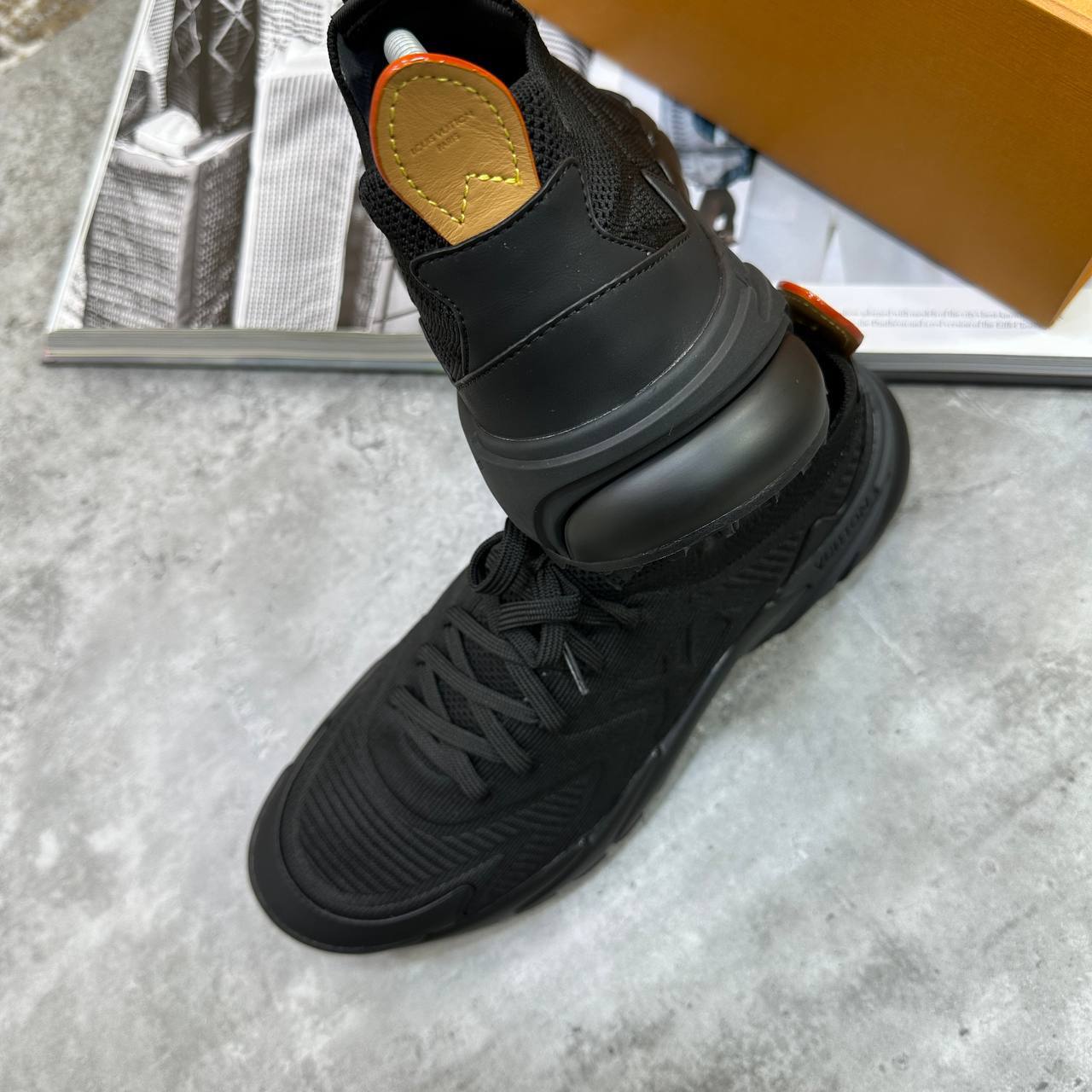 Louis Vuitton LV Runner Tatic Triple Black Men's Trainers Reps Sale UK Best Quality AAA Replica