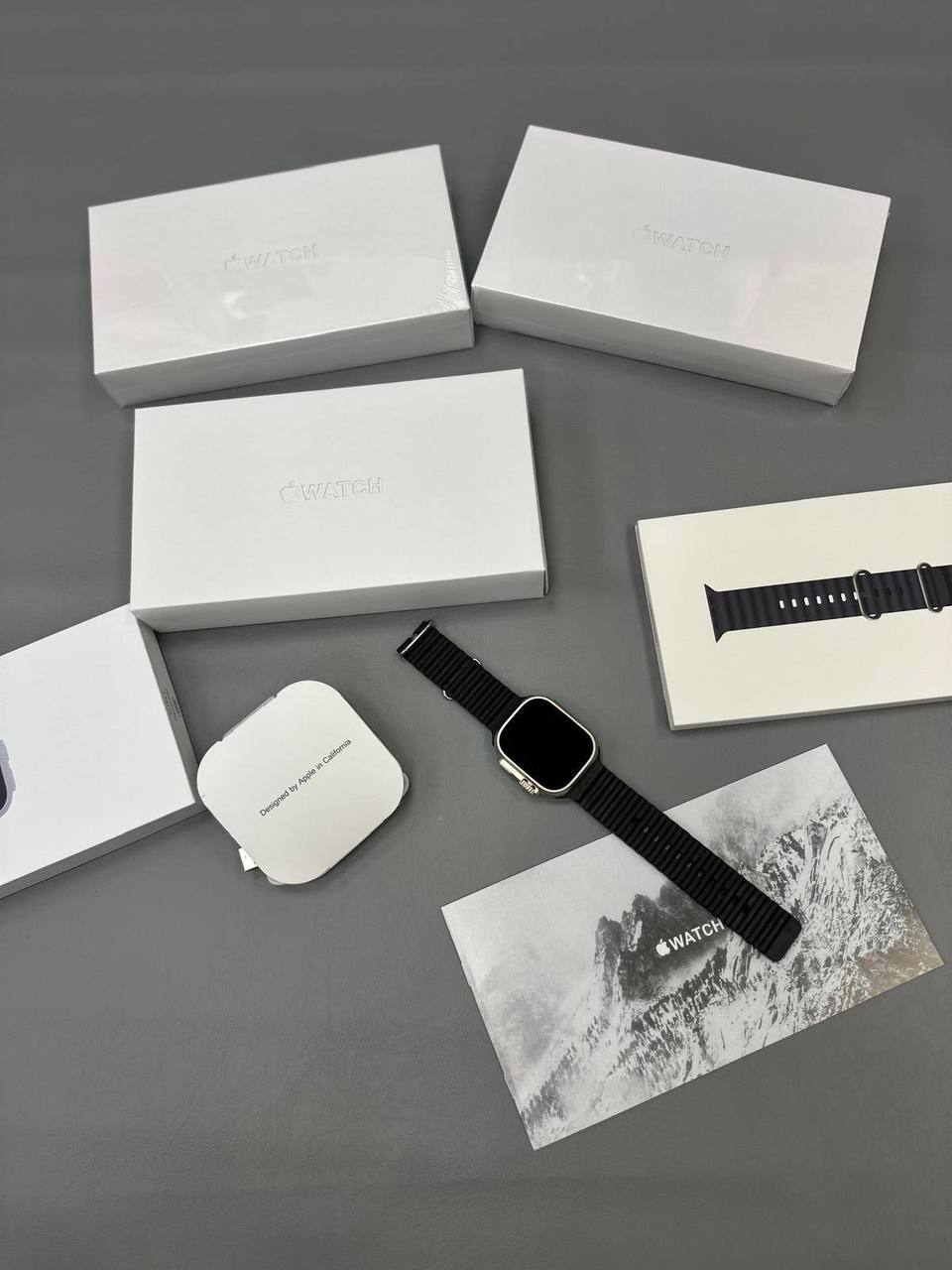 Apple Watch Ultra 3 with a Black Magnetic Loop Band Watch UK Replica AAA Best Quality Reps