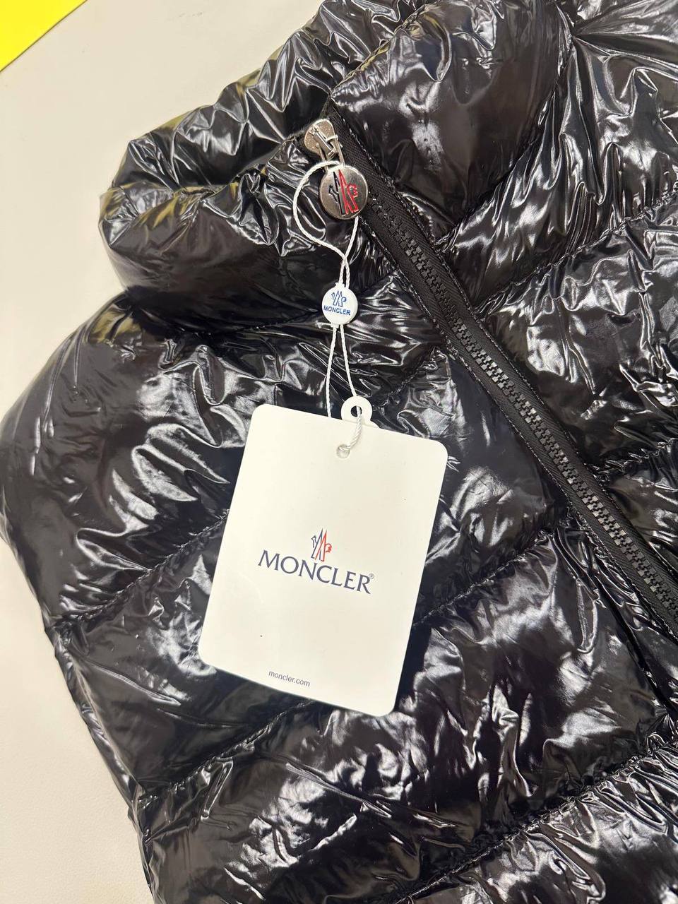 Moncler Tibb Logo-Patch Padded Gilet in Black Mens Womens Reps Sale UK Best Quality AAA Replica