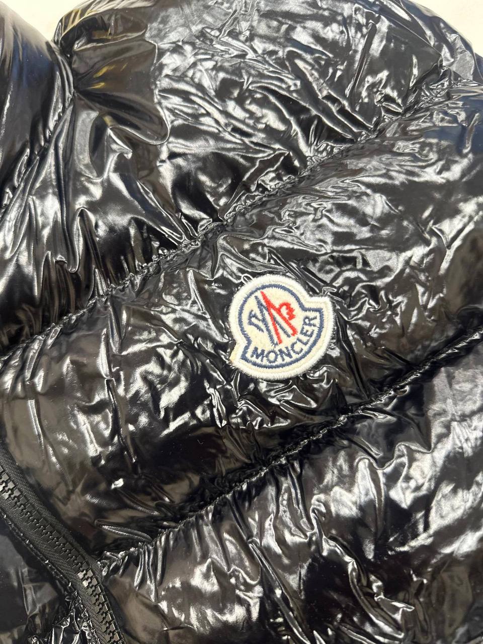 Moncler Tibb Logo-Patch Padded Gilet in Black Mens Womens Reps Sale UK Best Quality AAA Replica