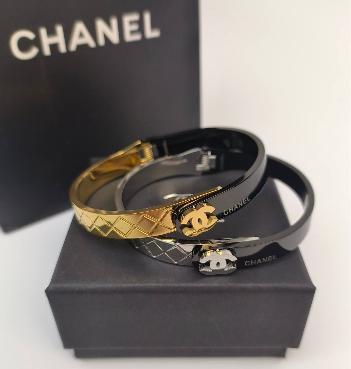 Chanel CC Logo Bracelet Women's in 2 Colors Reps Sale UK Best Quality AAA Replica