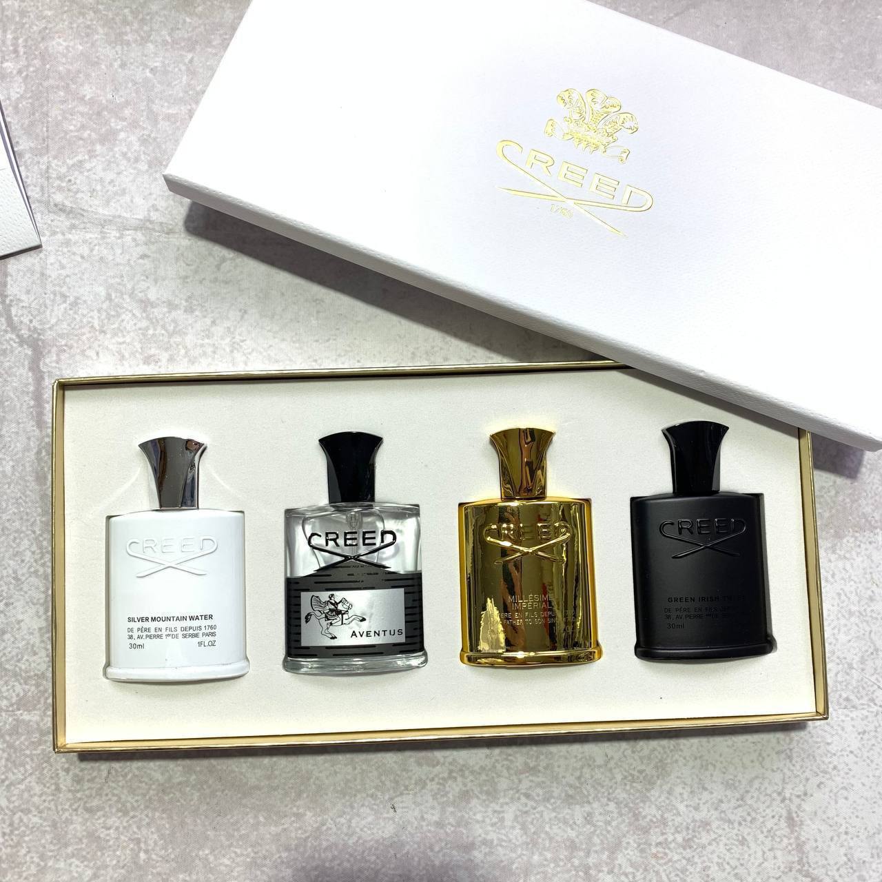 Creed 4x30ml Fragrance Gift Set Men's Reps Sale UK Best Quality AAA Replica