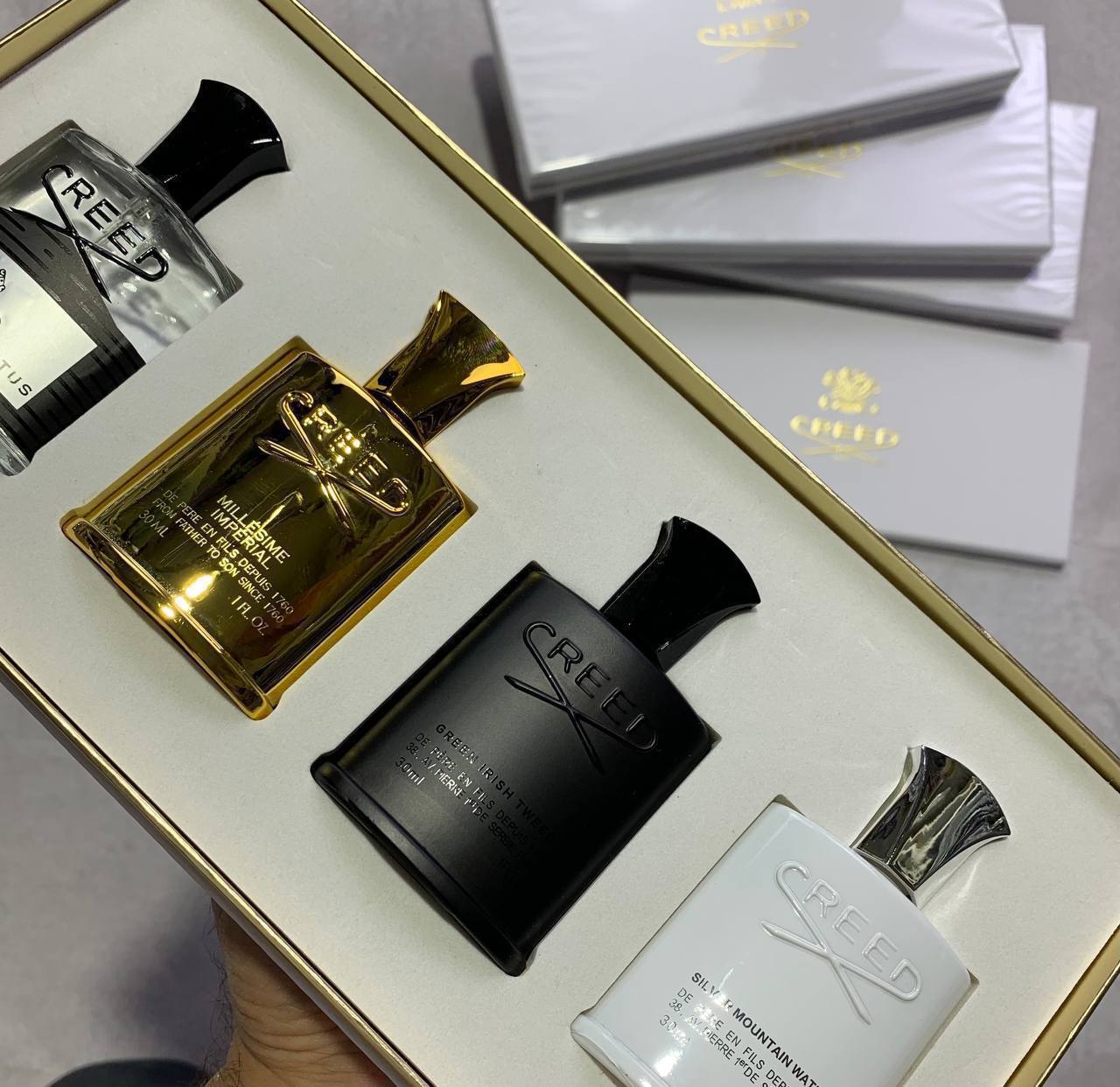 Creed 4x30ml Fragrance Gift Set Men's Reps Sale UK Best Quality AAA Replica