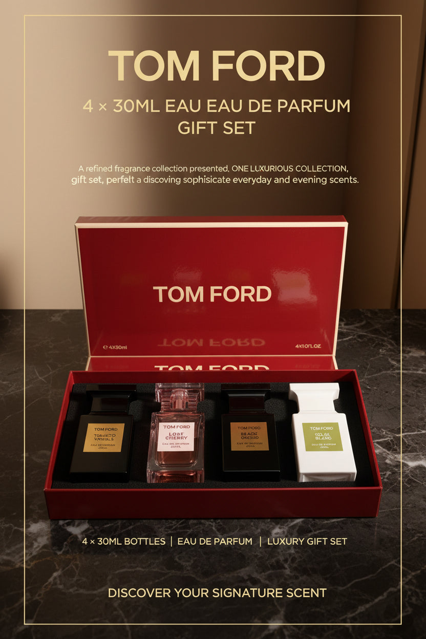 Tom Ford 4x30ml Eau de Perfume Gift Set Men's Women's Reps Sale UK Best Quality AAA Replica