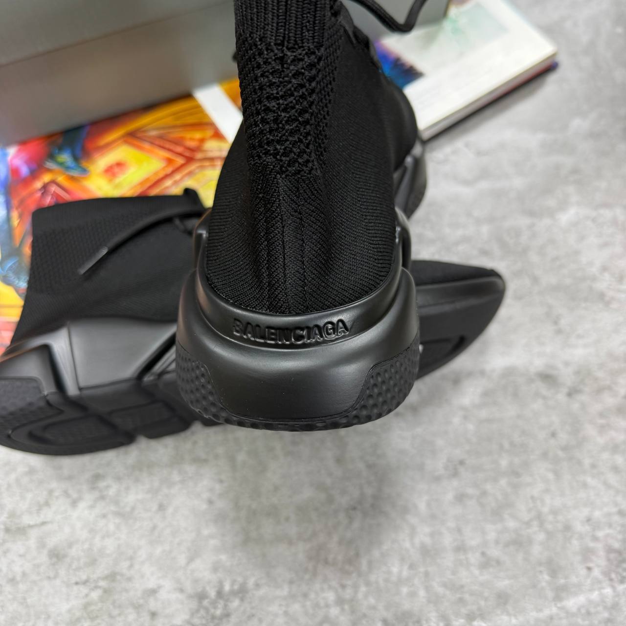 Balenciaga Speed 2.0 Lace-Up Trainers Black Men's Reps UK Best Quality AAA Replica