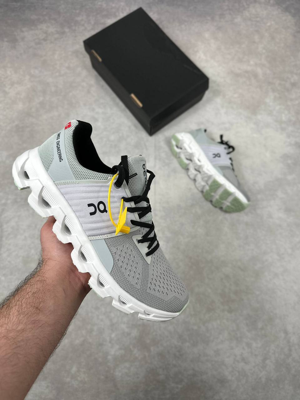 On Running Cloudswift 3 Alloy Glacier Trainers Men's Reps Sale UK Best Quality AAA Replica