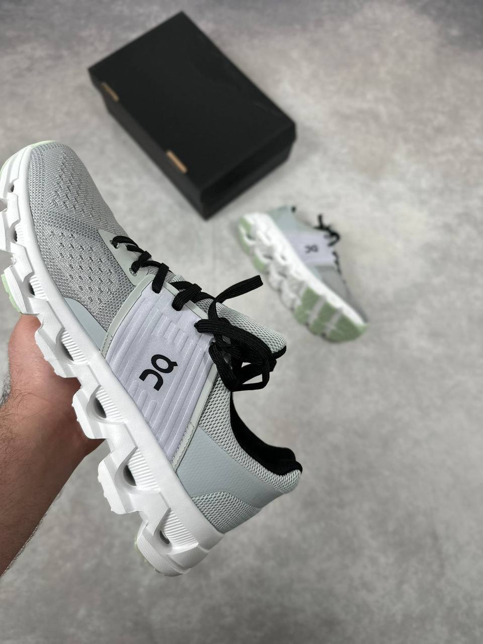 On Running Cloudswift 3 Alloy Glacier Trainers Men's Reps Sale UK Best Quality AAA Replica