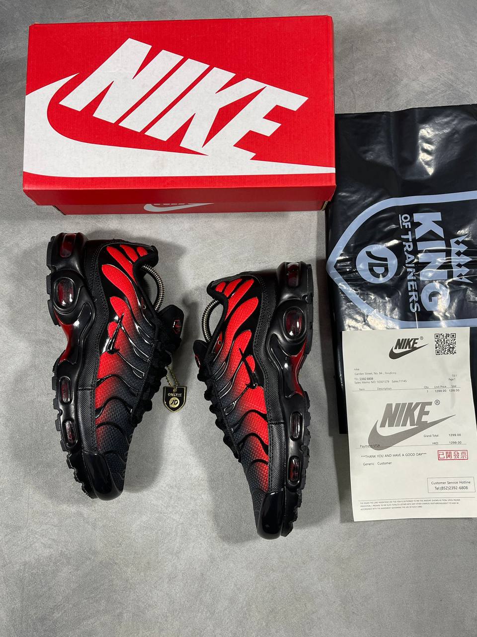 Nike TN Air Max Plus DZ4507-600 'Black Noble Red' Trainers Men's Reps UK Best Quality AAA Replica