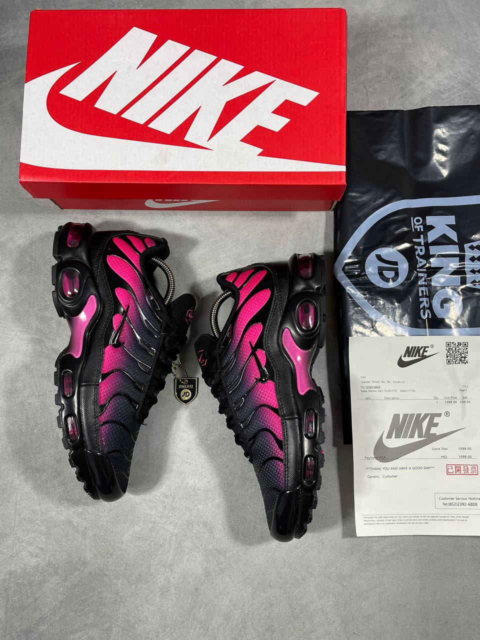 Nike TN Air Max Plus DM0032-020 "Black/Hyper Pink" Trainers Men's Reps UK Best Quality AAA Replica