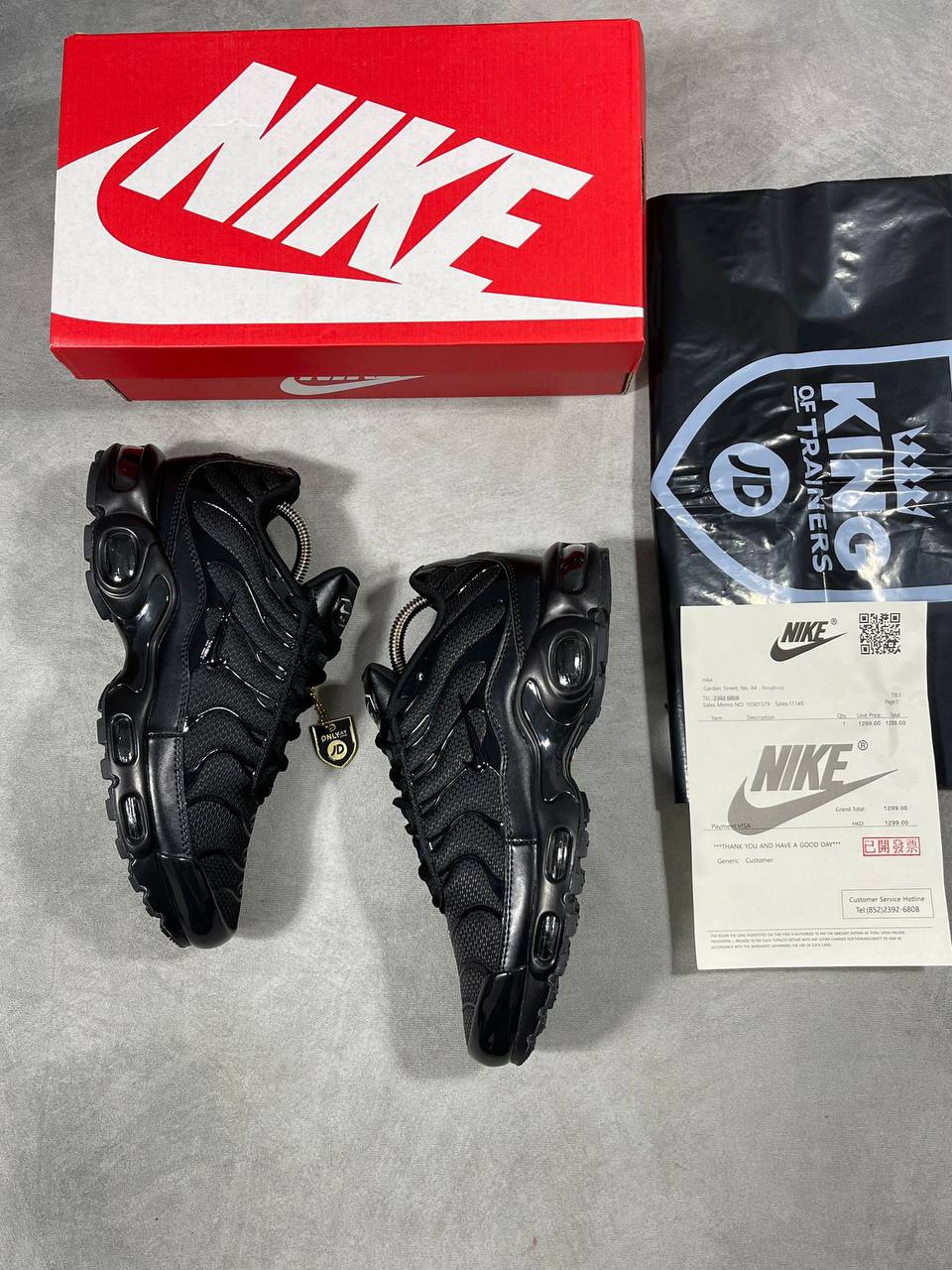 Nike Air Max Plus TN 604133-050 'Triple Black' Trainers Men's Reps UK Best Quality AAA Replica