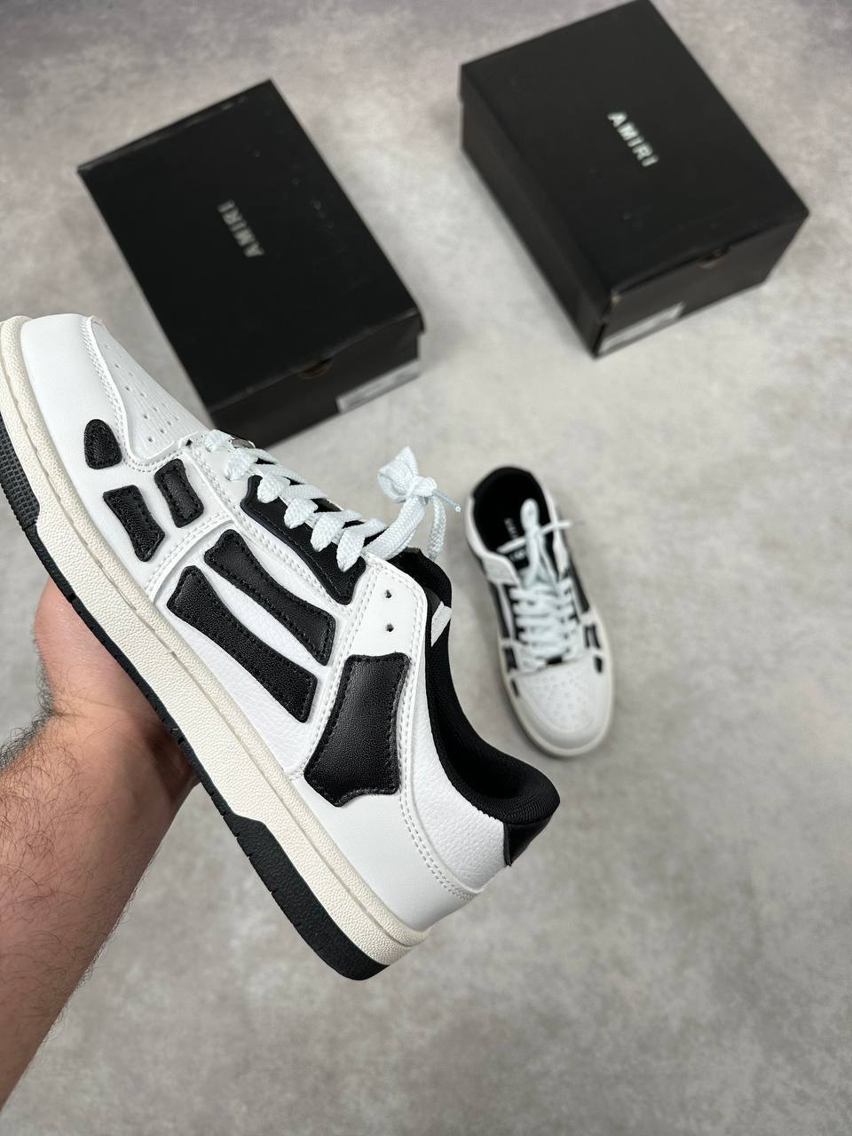 Amiri Skeleton Skel Low Sneakers Men's in 2 Colors Reps UK Best Quality Sale AAA Replica