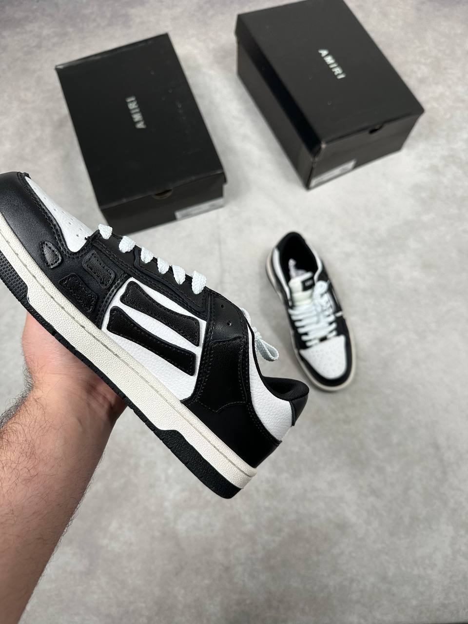 Amiri Skeleton Skel Low Sneakers Men's in 2 Colors Reps UK Best Quality Sale AAA Replica
