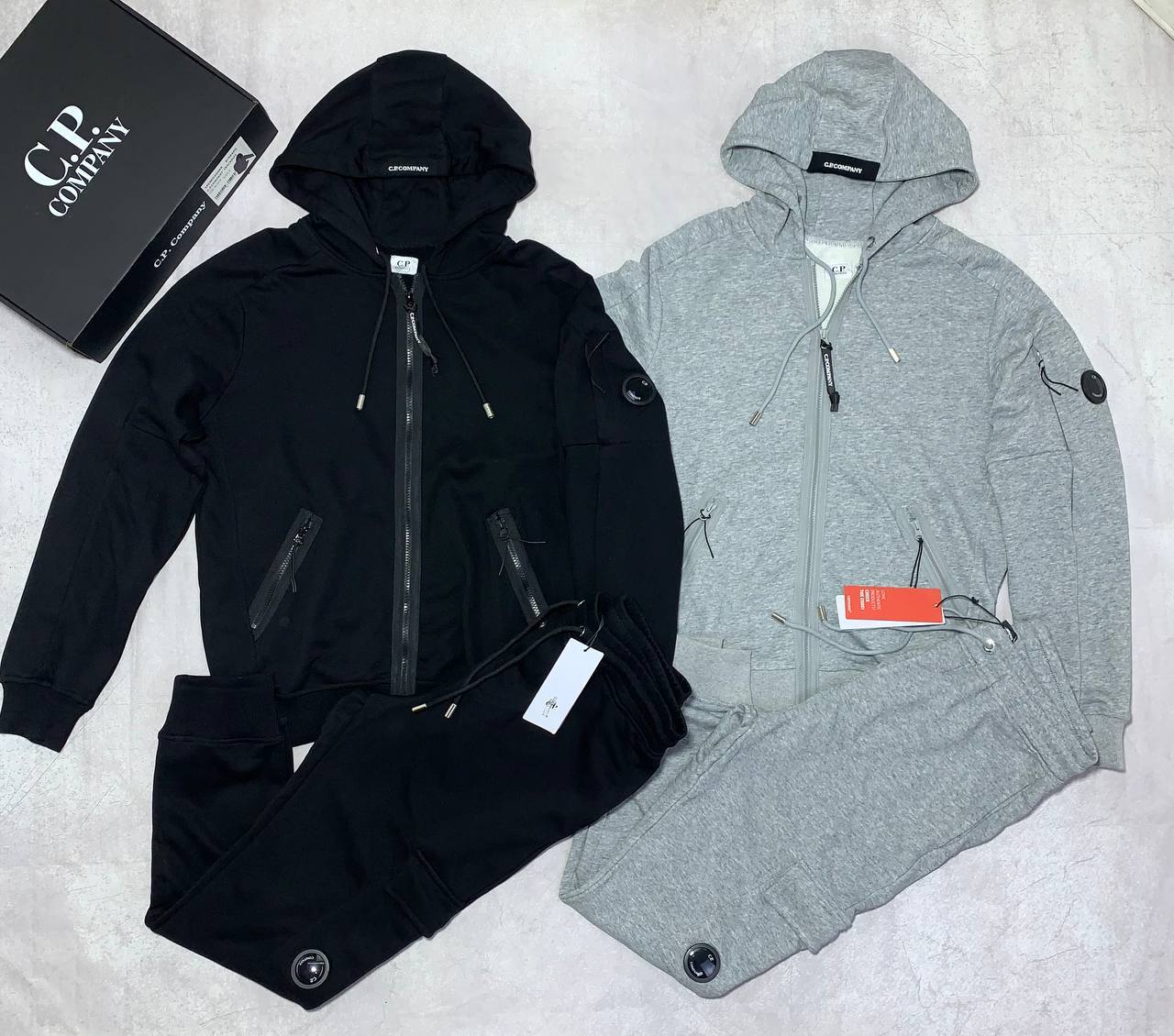 C.P. Company Diagonal Raised Fleece Full-Zip Tracksuit in Different Colors Reps Sale UK Best Quality AAA Replica