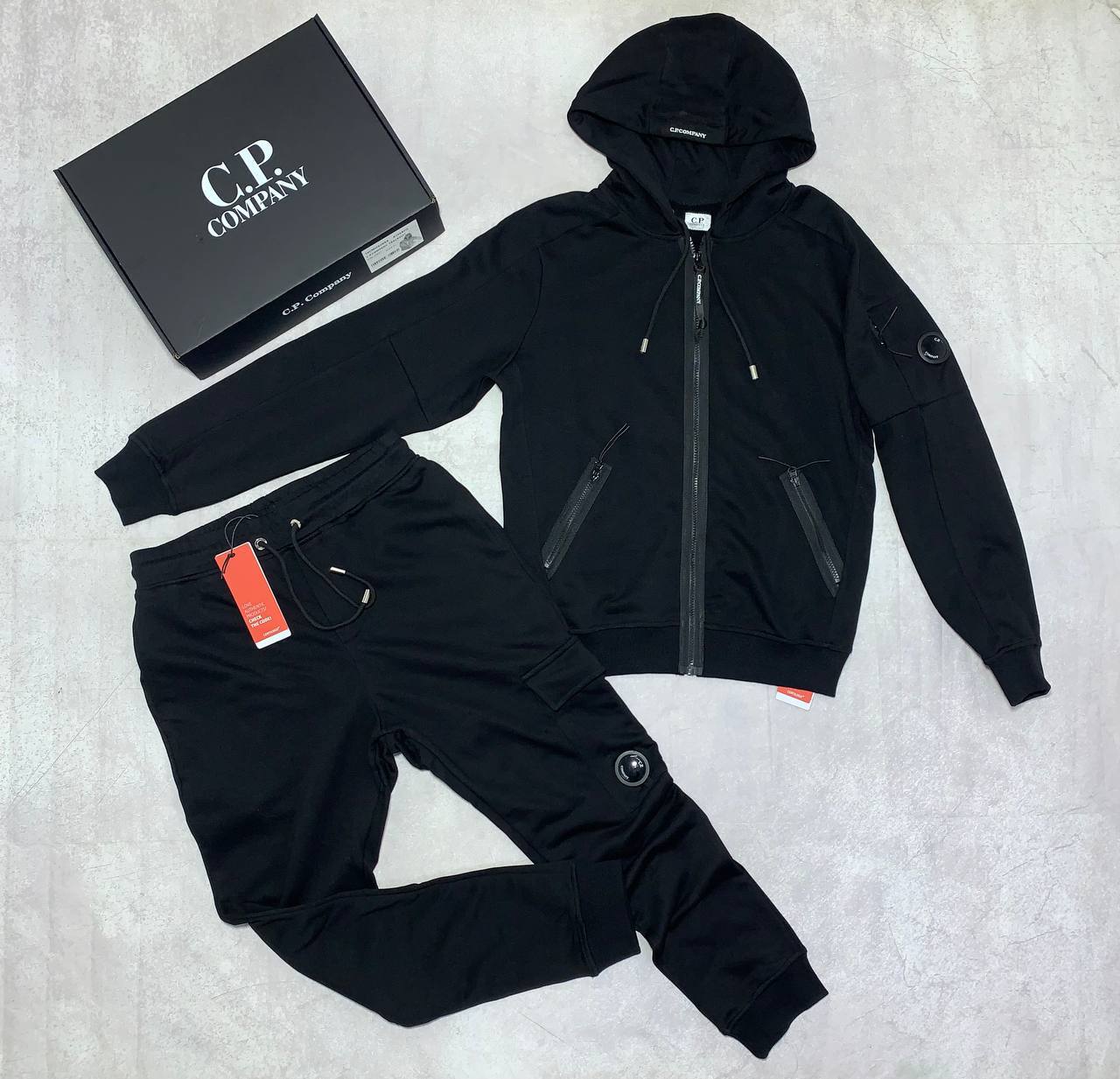C.P. Company Diagonal Raised Fleece Full-Zip Tracksuit in Different Colors Reps Sale UK Best Quality AAA Replica
