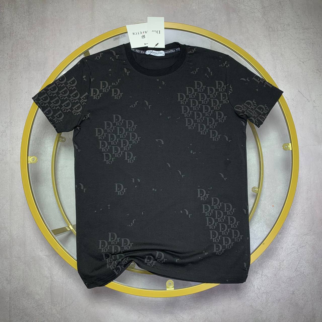Dior Oblique Cotton All-Over Print Pattern T-shirt Men's Women's in Different Colors Reps UK Best Quality Sale AAA Replica