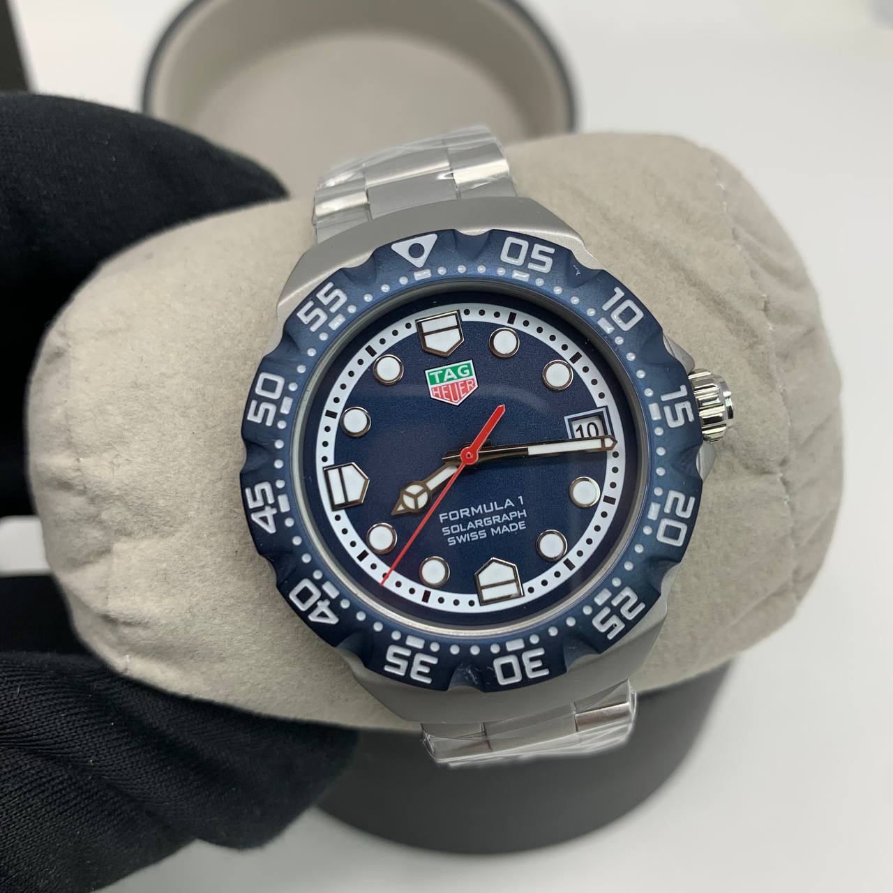 Tag Heuer Formula 1 Solargraph Men's Watch with Blue Dial & Steel Bracelet Model Reference WBY1112.BA0042 UK Replica AAA Best Quality Reps