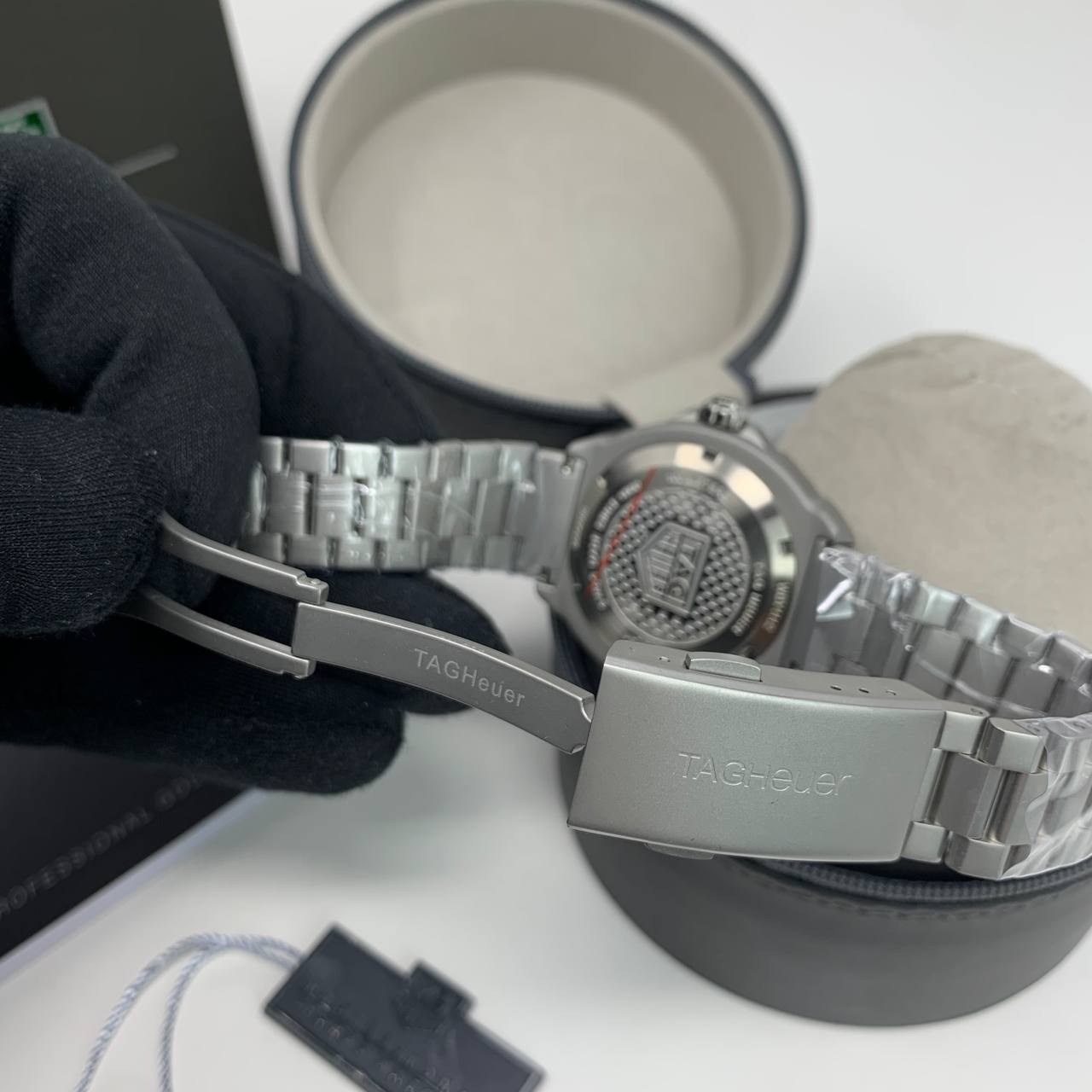 Tag Heuer Formula 1 Solargraph Stainless Steel Case with White Dial & Black Bezel Men's Watch Model Reference: WBY1111.BA0042 UK Replica AAA Best Quality Reps