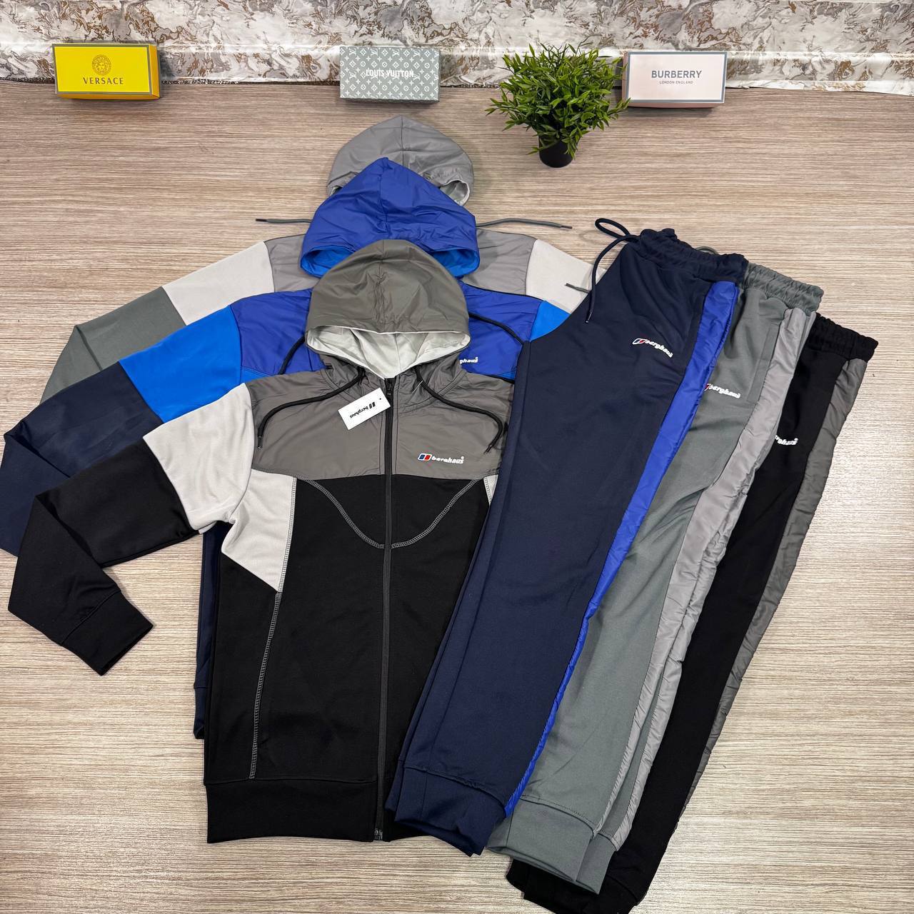 Berghaus Activewear Stylish Hooded Tracksuits Mens in Different Colors Reps Sale UK Best Quality AAA Replica