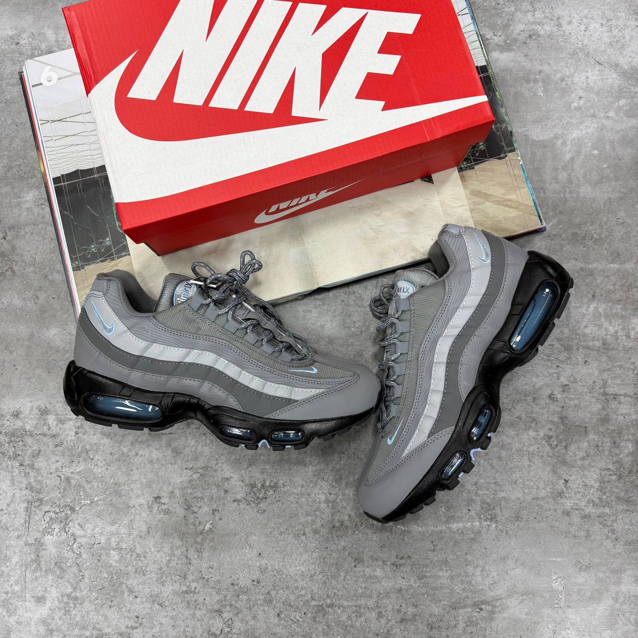 Nike Air Max 95 "Cool Grey" IB7682-001 Trainers Men's Reps Sale UK Best Quality AAA Replica