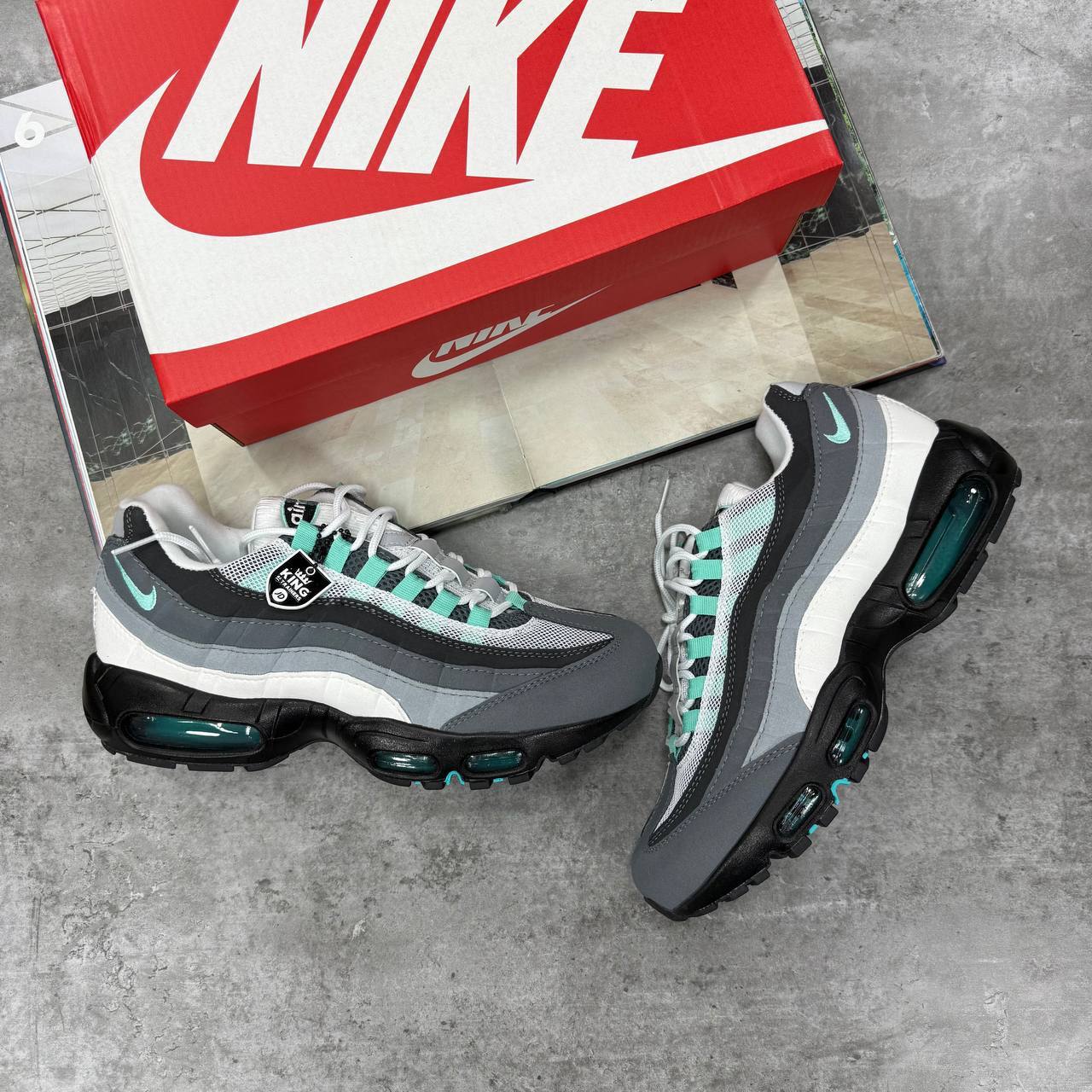 Nike Air Max 95 "Hyper Turquoise" FV4710-100 Trainers Men's Reps UK Best Quality Sale AAA Replica
