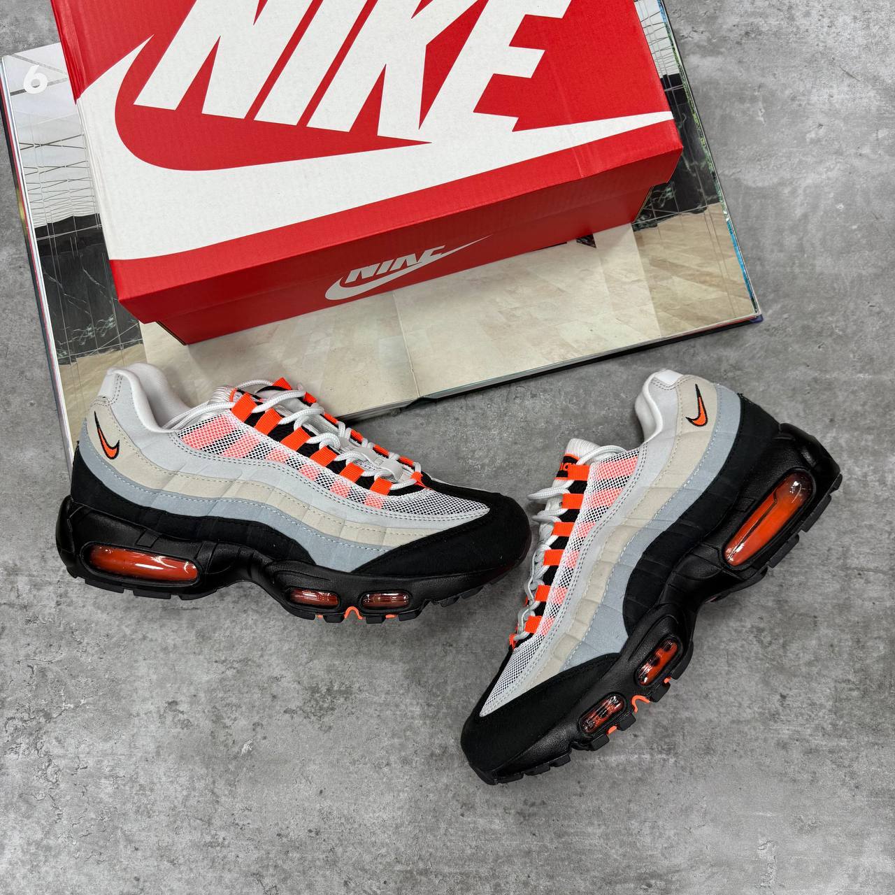 Nike Air Max 95 OG "Bright Mandarin" HF7054-006 Trainers Men's Reps UK Best Quality Sale AAA Replica